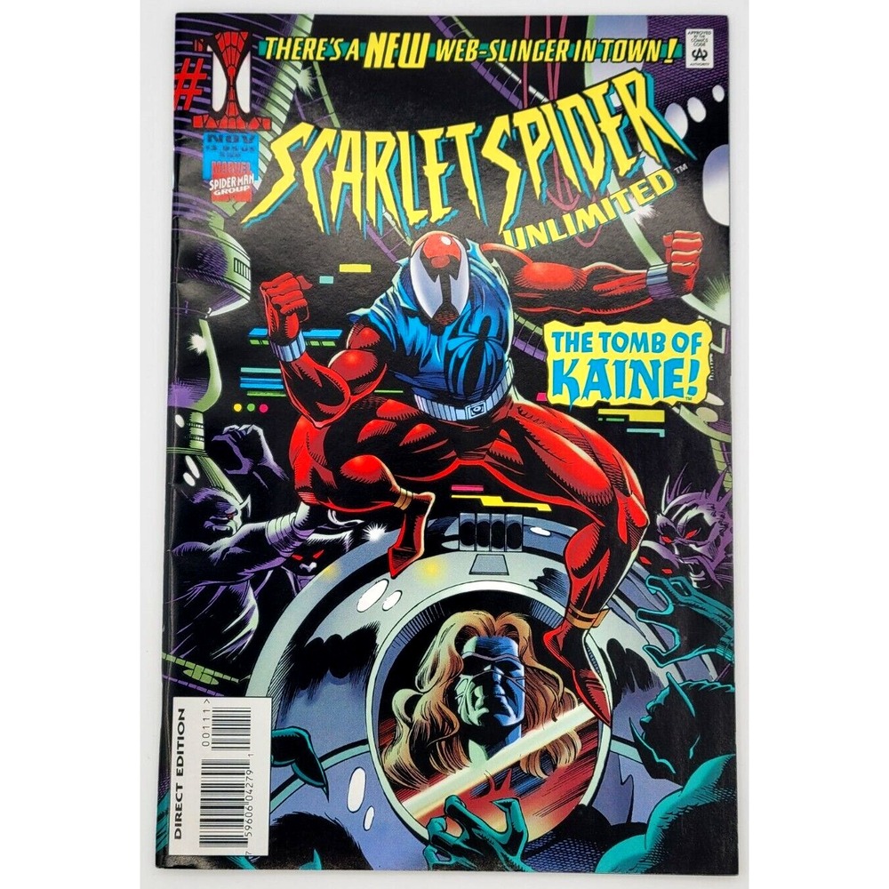 SCARLET‎ SPIDER UNLIMITED #1 (1995)  / VF/NM / KAINE APP